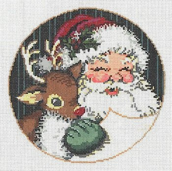 DOUBLE CHECKING SANTA ORNAMENT by Sandra Gilmore STITCH GUIDE ONLY SG181227sg