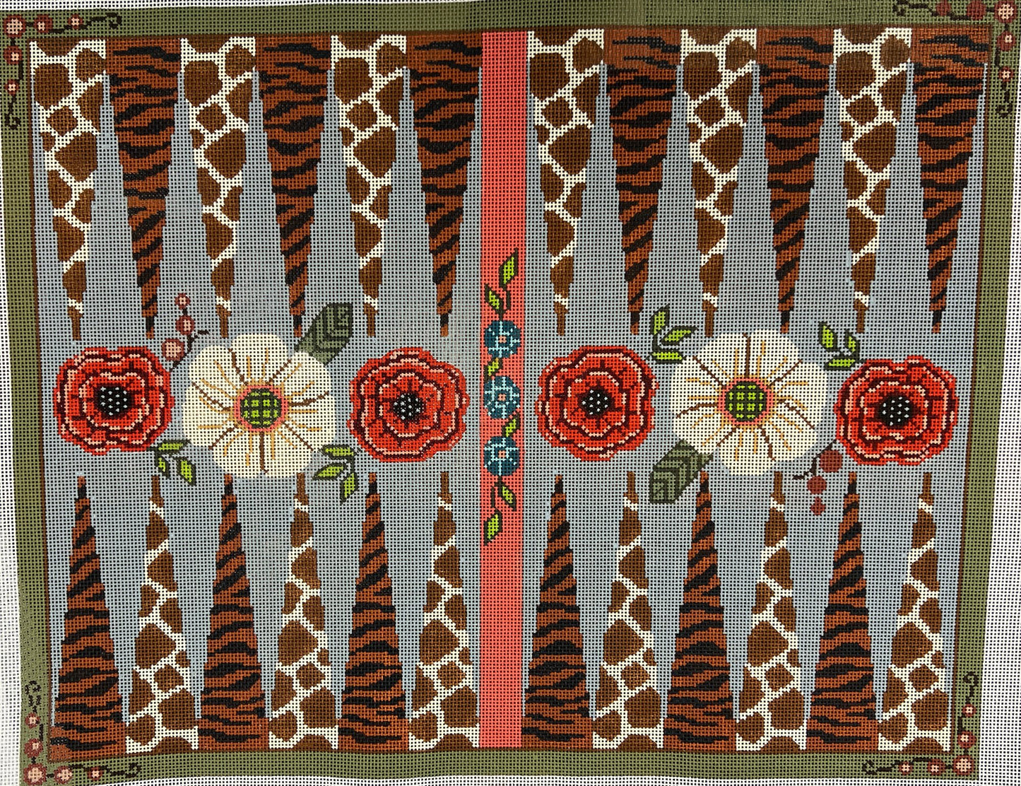 GEP344 Animal Skins Backgammon by Gayla Elliott