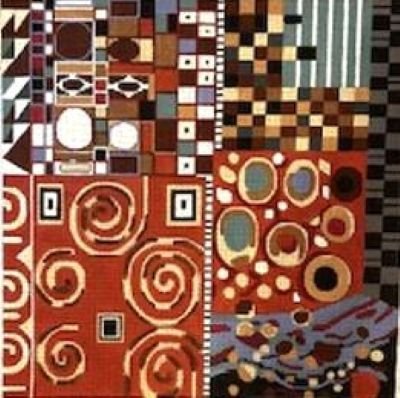 GS1247 KLIMT NOUVEAU by Gone Stitching
