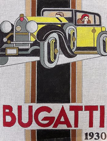 STPOVP07-Bugatti Car Vintage Poster 1930 by Studio2