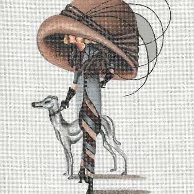 Pearle and Greyhound by Leigh Designs STITCH GUIDE ONLY L4851sg