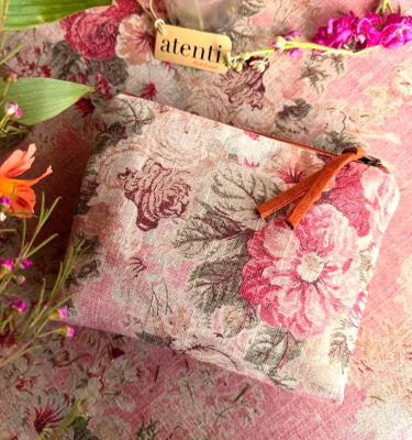 Rosewood Accessories Pouch by Atenti