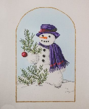 SG181280 OLD SNOWMAN by Sandra Gilmore