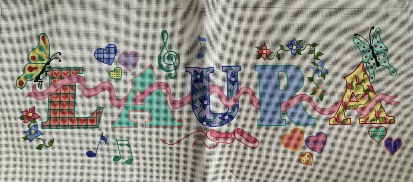CLEARANCE - NAME BANNER LAURA