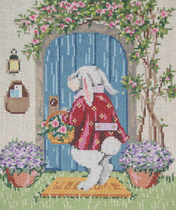 Knock Knock Bunny Rabbit by Sandra Gilmore STITCH GUIDE ONLY SG18583sg
