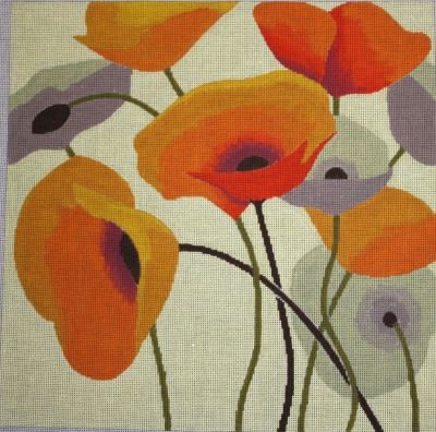 ASIT016--13 POPPIES by A Stitch in Time
