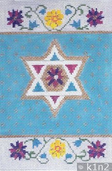STAR with FLOWER BOOK COVER by Aviva STITCH GUIDE AV7079d