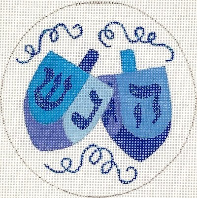 KDJM 11 DREIDEL ORNAMENT by Kate Dickerson