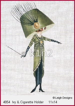 L4854-Ivy & Cigarette Holder by Leigh Designs
