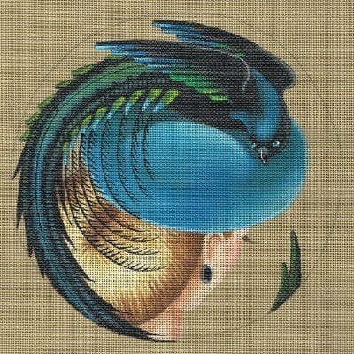 L4900 Magnificence Bird of Paradise Hat by Leigh Designs