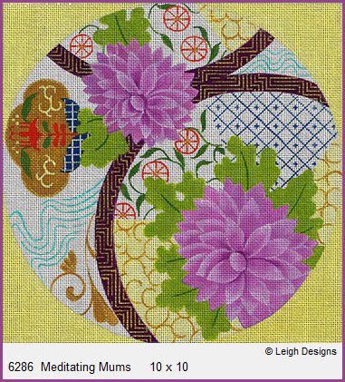 L6286-MEDITATING MUMS IMARI by Leigh Designs
