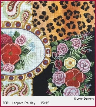 L7081-Leopard Paisley by Leigh Designs