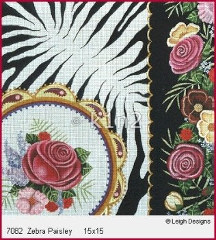 L7082-Zebra Paisley by Leigh Designs