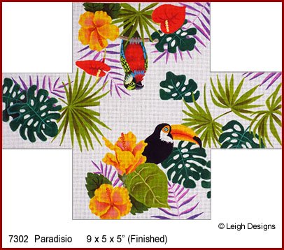 L7302 PARADISIO TISSUE TOPPERS by Leigh Designs