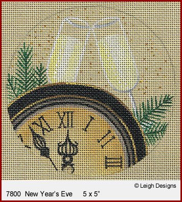 L7800 NEW YEARS EVE HOLIDAY ORNAMENT by Leigh Designs