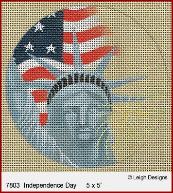 L7803 INDEPENDENCE DAY HOLIDAY ORNAMENT by Leigh Designs