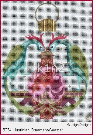 L8234-Justinian Ornament by Leigh Designs