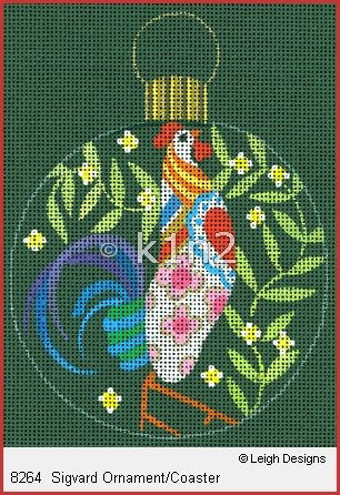 L8264-Sigvard Ornament by Leigh Designs