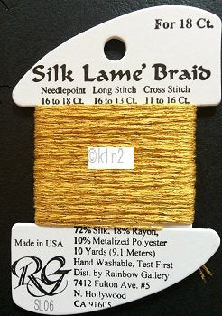 06 GOLD SILK LAME BRAID