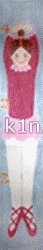 MN0980-GIRL BALLET DANCER GROWTH CHART by Magic Needle