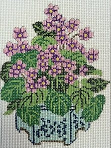 PRSWH640-SMALL VASE LILAC FLOWERS by Princely