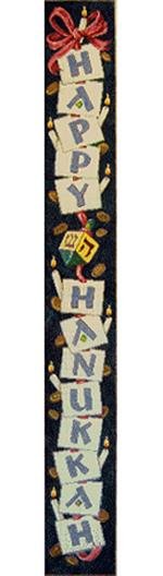 HAPPY HANUKKAH BELL PULL by Sandra Gilmore STITCH GUIDE SG16183sg