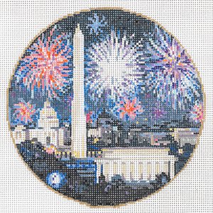 NATIONAL 4th ORNAMENT by Sandra Gilmore Stitch Guide
