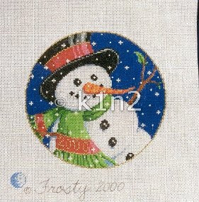 SG18171-FROSTY Ornament by Sandra Gilmore