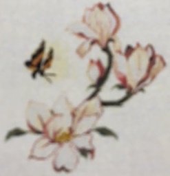 SOPSC807-MAGNOLIA FLOWER by Sophia Designs