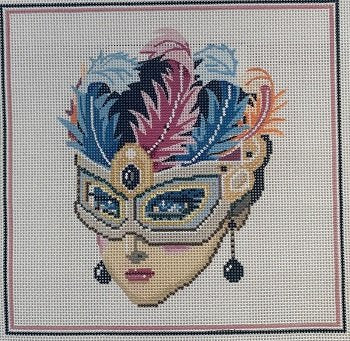 MASK with FEATHER TOO by Sophia Designs STITCH GUIDE SOSC509sg
