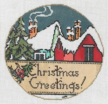 VILLAGE  by Sandra Gilmore  STITCH GUIDE ONLY SG181224sg