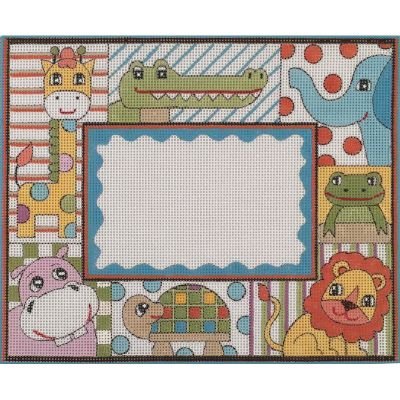 CUTE ANIMALS BIRTH ANNOUNCEMENT by Alice Peterson STITCH GUIDE ONLY - AP3592sg