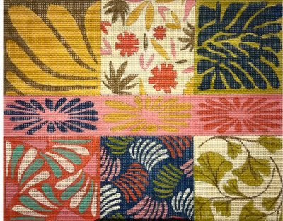 AP4918 ABSTRACT FLORAL COLLAGE by Alice Peterson