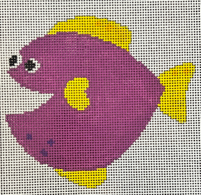 ASIT540-13 PURPLE FISH by A Stitch in Time
