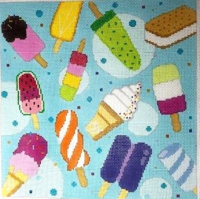 BPC24-351 BEAT THE HEAT ICE CREAM by Blueberry Point Canvas