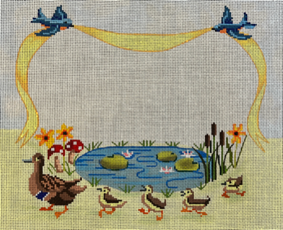 CBK MBM-BA01-18 DUCK PARADE BIRTH ANNOUNCEMENT by CBK Needlepoint