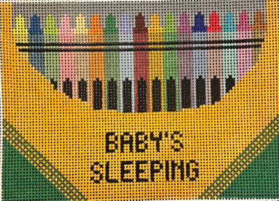 CL WS667-13 CRAYONS BABY SLEEPING by Chris Lewis