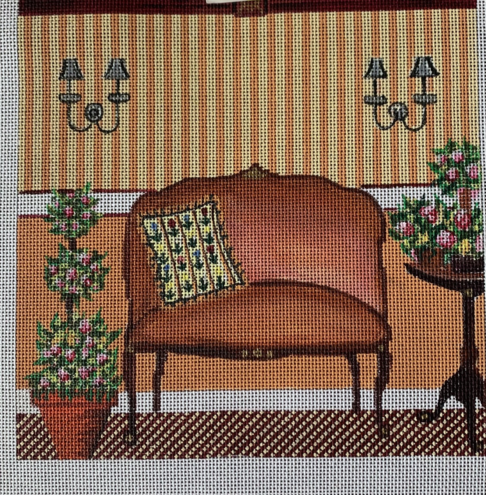 CLEARANCE - C-POM09 - COUCH WITH SCONCES