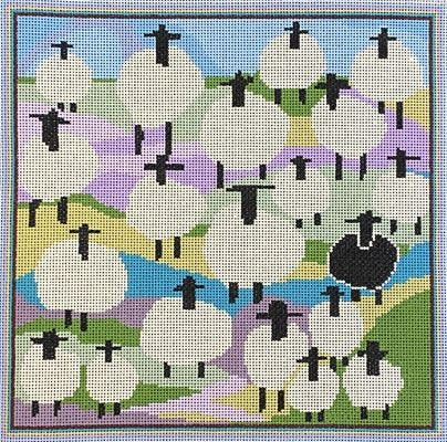 DSP 123 BLACK SHEEP by Doolittle Stitchery