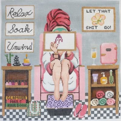 GEP337 STITCHING GIRL SPA by Gayla Elliott