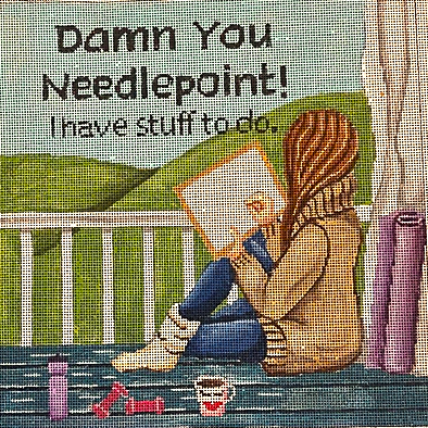 GEP342 Damn You Stitching Girl by Gayla Elliott