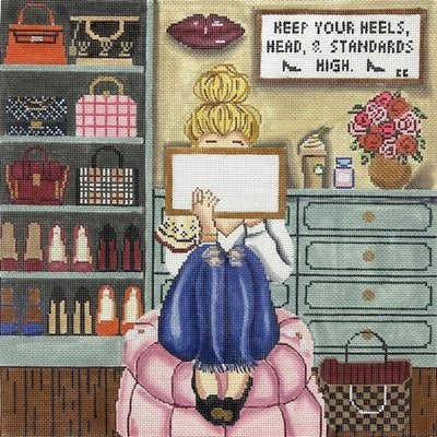 COUTURE CLOSET STITCHING GIRL by Gayla Elliott STITCH GUIDE ONLY GEP379sg