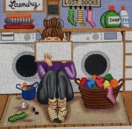 STITCHING GIRL LAUNDRY by Gayla Elliot STITCH GUIDE GEP307sg