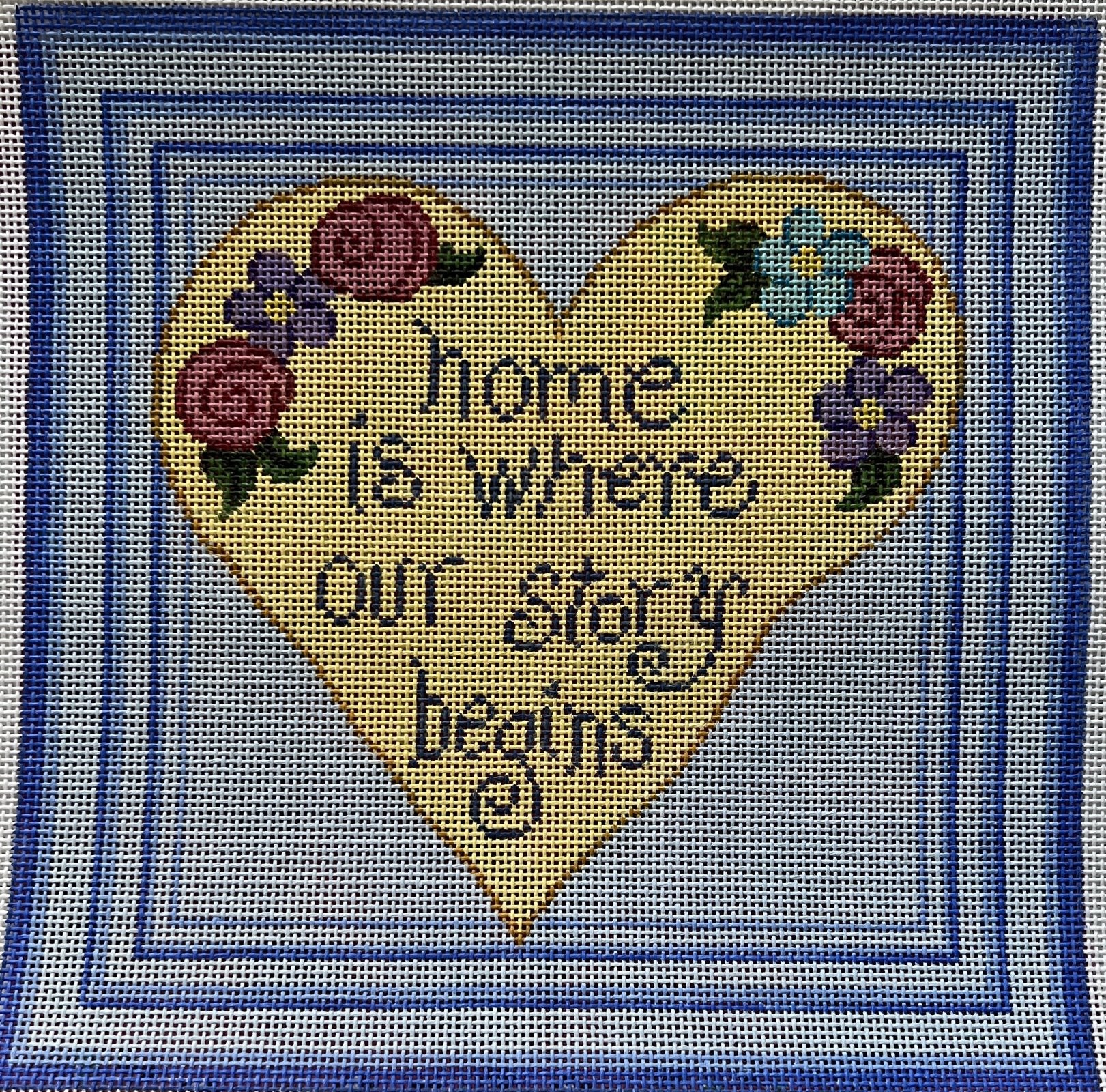 PM8370 - HOME IS WHERE OUR STORY BEGINS HEART by Patti Mann