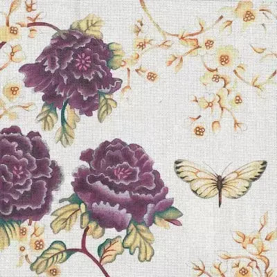 JG113-18 PEONY IN PURPLE by Janice Gaynor
