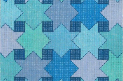 JT086 INTERLOCK STAR BLUE TALLIS by Tonya 