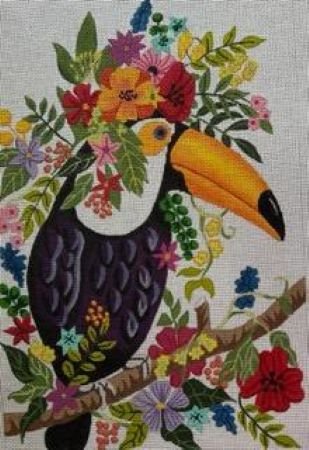 FLORAL TOUCAN by Judi & Co STITCH GUIDE ONLY JUFT300sg