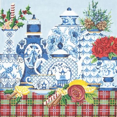 KCA 50-18sg A CHRISTMAS TEA by Kelly Clark Stitch Guide Only