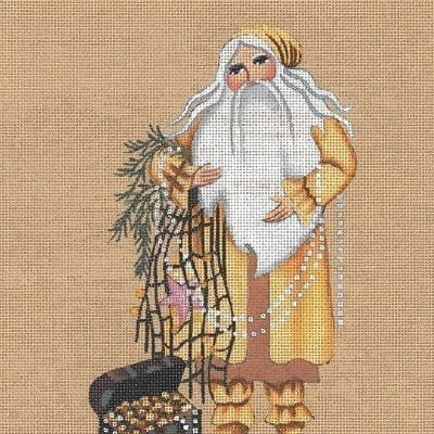 TREASURE ISLAND SANTA by Leigh Designs STITCH GUIDE ONLY - L8357sg