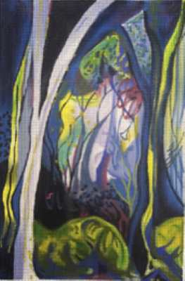 ME-192-18 LAVENDER FOREST by Madeline Elizabeth